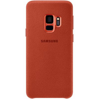 Samsung Alcantara Cover Samsung Galaxy S9 - Röd