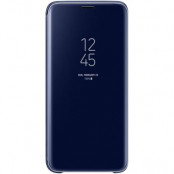 Samsung Clear View Standing Cover Samsung Galaxy S9 - Blå