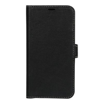 Samsung Galaxy S9+, Läder wallet 3 kort, svart
