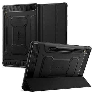 Spigen Galaxy Tab S9 Fodral Rugged Armor Pro - Svart