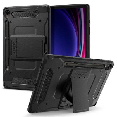 Spigen Galaxy Tab S9 Fodral Tough Armor Pro - Svart