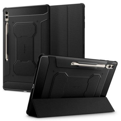Spigen Galaxy Tab S9 Ultra Fodral Rugged Armor Pro - Svart