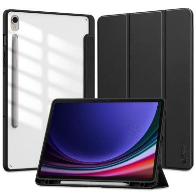Tech-Protect Galaxy Tab S9 FE Fodral SC Pen Hybrid  - Svart
