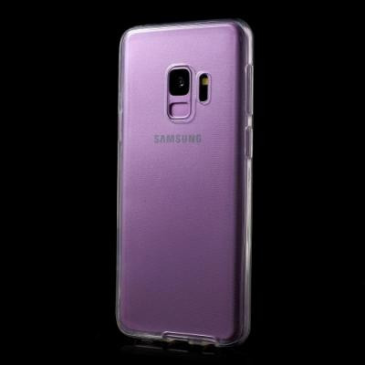 Touchable Front + Back TPU Mobilskal till Galaxy S9 - Clear