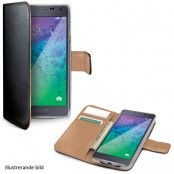 Celly Wallet Case till Samsung Galaxy J5 - Svart/Beige