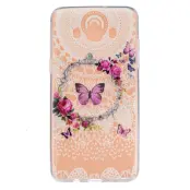 Flexicase Skal till Samsung Galaxy J5 2016 - Butterflies