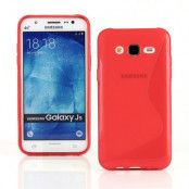 Flexicase Skal till Samsung Galaxy J5 - Röd