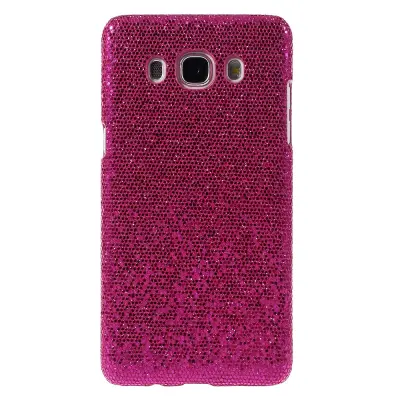 Glitter Mobilskal till Samsung Galaxy J5 2016 - Mörkrosa