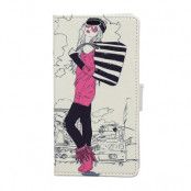 Plånboksfodral till Samsung Galaxy J5 - Fashion Girl