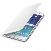 Samsung Flip Wallet till Samsung Galaxy J5 - Vit