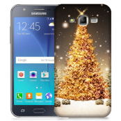 Skal till Samsung Galaxy J5 - Glimmrande Julgran