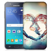 Skal till Samsung Galaxy J5 - Hjärta - Vatten