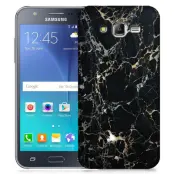 Skal till Samsung Galaxy J5 - Marble - Svart