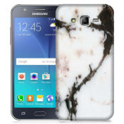 Skal till Samsung Galaxy J5 - Marble - Vit