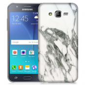 Skal till Samsung Galaxy J5 - Marble - Vit/Grå