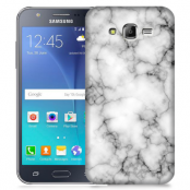 Skal till Samsung Galaxy J5 - Marble - Vit/Svart