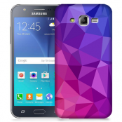 Skal till Samsung Galaxy J5 (2015) - Polygon - Lila