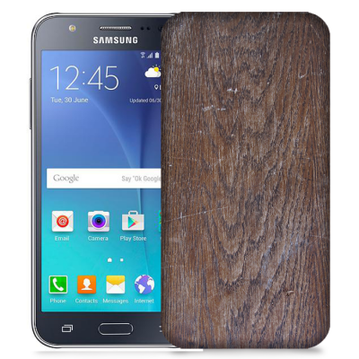 Skal till Samsung Galaxy J5 - Slitet trä