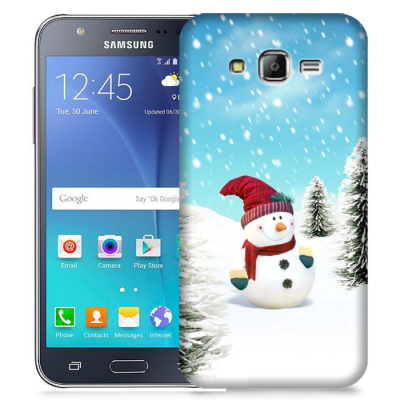 Skal till Samsung Galaxy J5 - Snögubbe