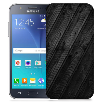 Skal till Samsung Galaxy J5 - Svart trä