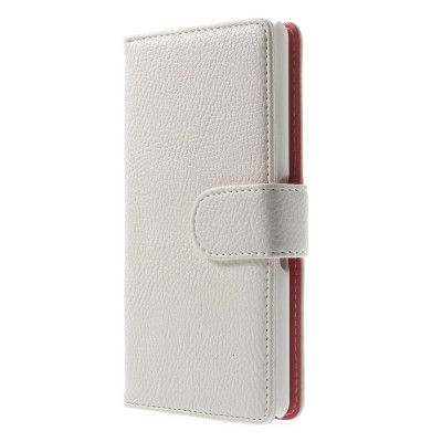 Embossed Plånboksfodral till Sony Xperia E3 - Vit