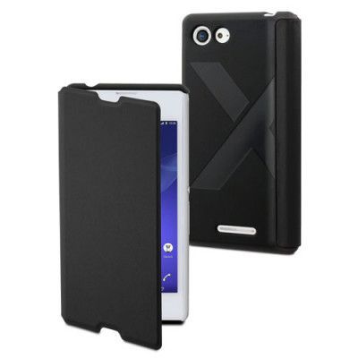 Muvit Easy Folio Case till Sony Xperia E3 - Svart