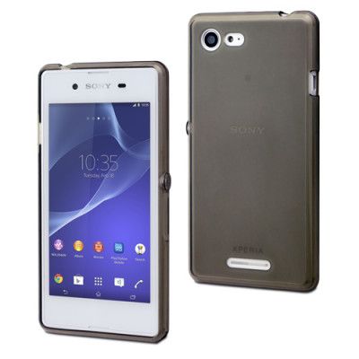 Muvit MiniGel till Sony Xperia E3 - Dark Smoke