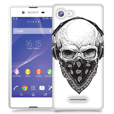 Skal till Sony Xperia E3 - Bandana Skull