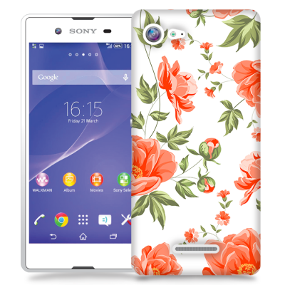 Skal till Sony Xperia E3 - Blommor