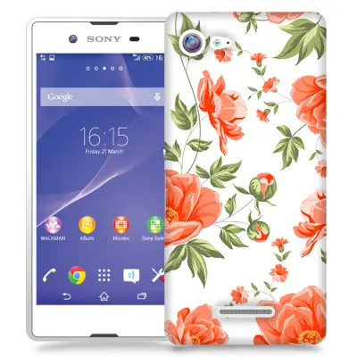 Skal till Sony Xperia E3 - Blommor