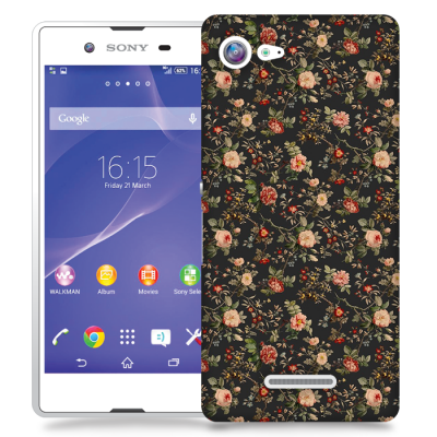 Skal till Sony Xperia E3 - Blommor