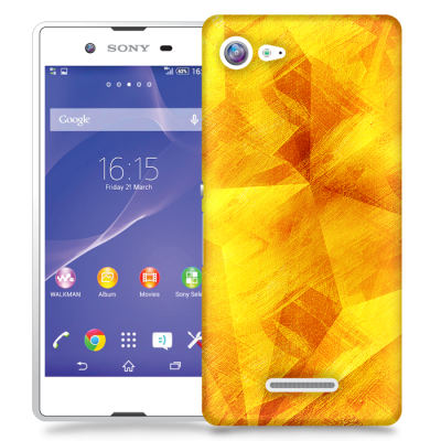 Skal till Sony Xperia E3 - Borstat - Orange