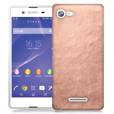 Skal till Sony Xperia E3 - Cement - Ljusbrun