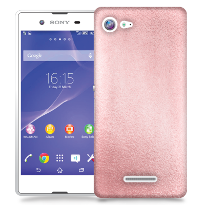 Skal till Sony Xperia E3 - Cement - Ljusrosa