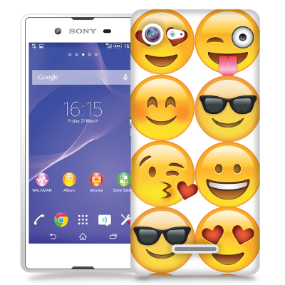 Skal till Sony Xperia E3 - Emoji - Smileys