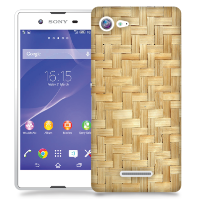 Skal till Sony Xperia E3 - Flätat trä