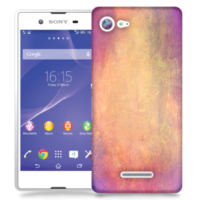 Skal till Sony Xperia E3 - Grunge texture - Persika