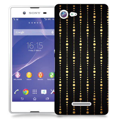 Skal till Sony Xperia E3 - Gulddrapperi