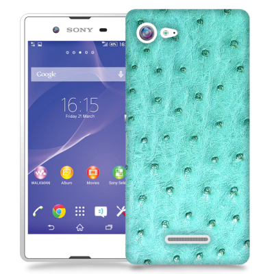 Skal till Sony Xperia E3 - Knottrig - Turkos