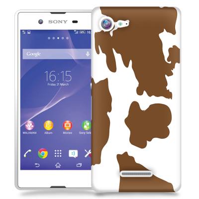 Skal till Sony Xperia E3 - Kossa - Brun