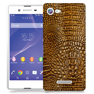 Skal till Sony Xperia E3 - Krokodilskinn