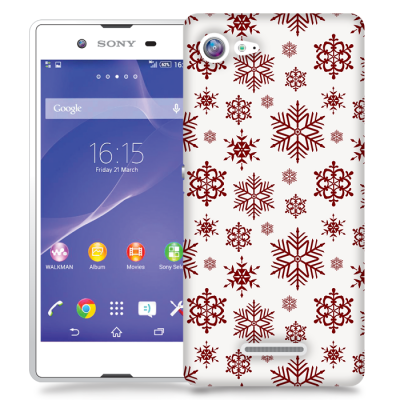 Skal till Sony Xperia E3 - Mönster - Flakes
