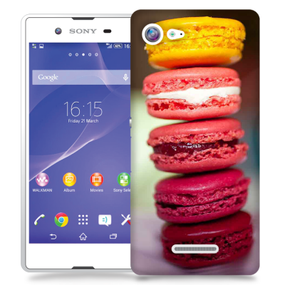 Skal till Sony Xperia E3 - Macarons - Rosa