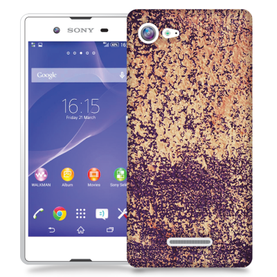 Skal till Sony Xperia E3 - Marble - Beige
