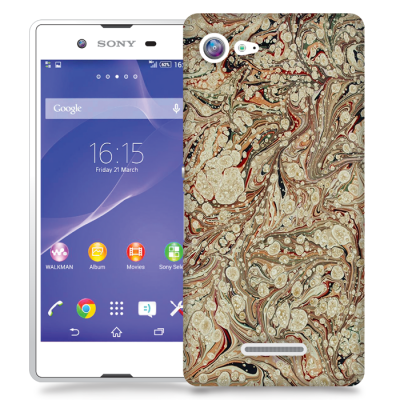 Skal till Sony Xperia E3 - Oljefärg - Mönster