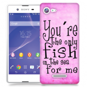 Skal till Sony Xperia E3 - Only Fish Pink