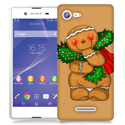 Skal till Sony Xperia E3 - Pepparkaksgubbe