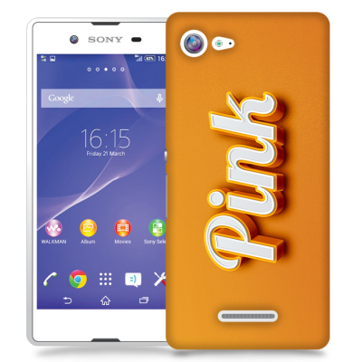 Skal till Sony Xperia E3 - Pink - Orange