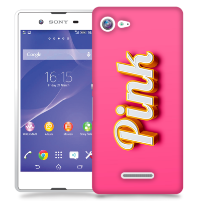 Skal till Sony Xperia E3 - Pink - Rosa
