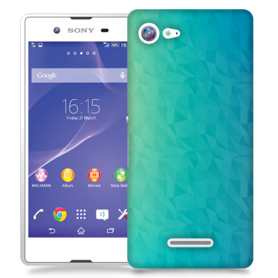 Skal till Sony Xperia E3 - Prismor - Grön